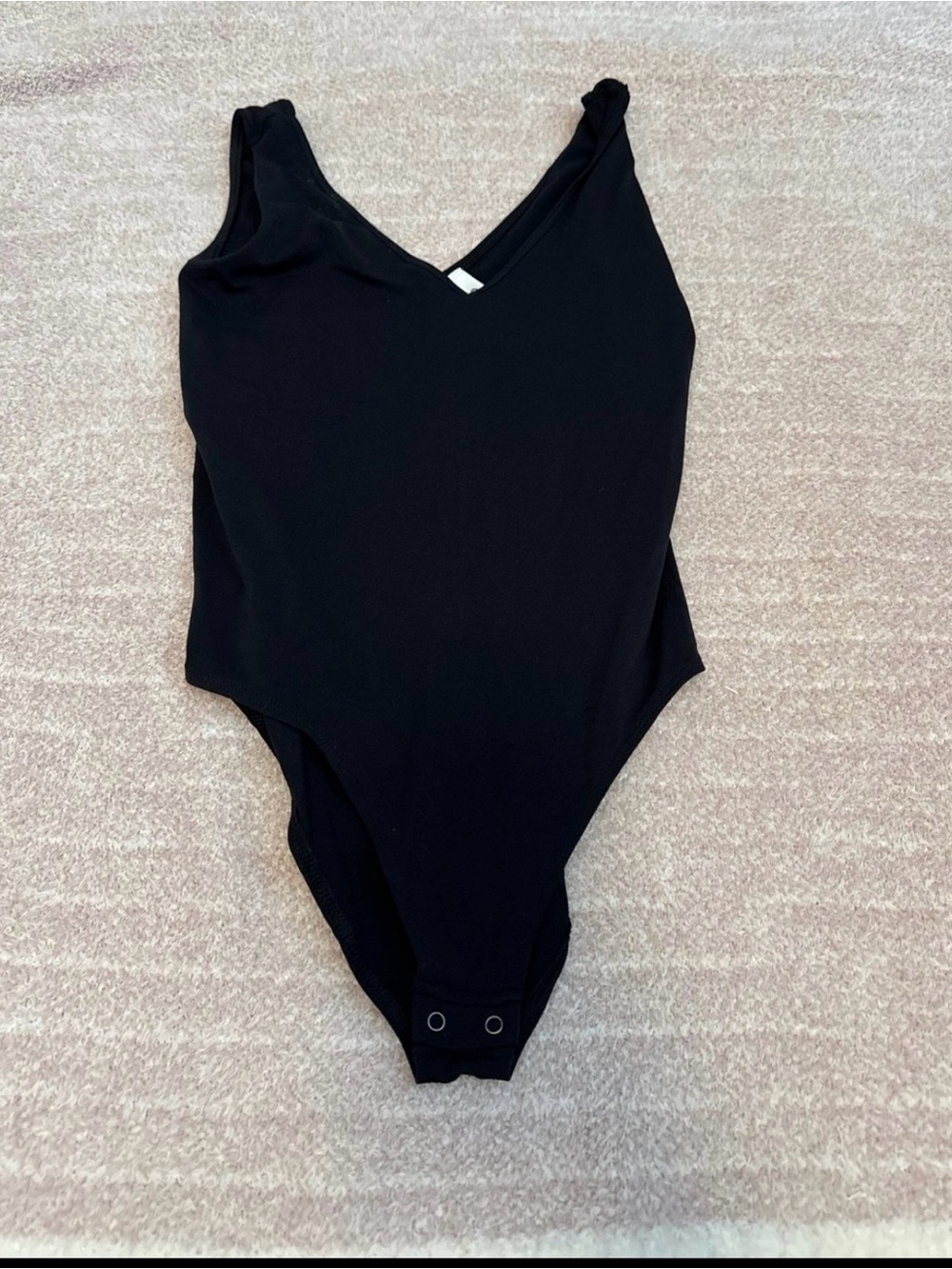 Old Navy Black V‑Neck Bodysuit